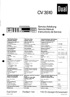 Dual CV-3510-Service-Manual 